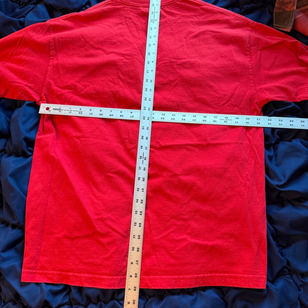 Vintage 2003 SpongeBob SquarePants Lifeguard T-Shirt Red Mens XL Nickelodeon - Picture 5 of 5
